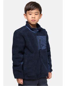 Urban Classics Kids Chlapecká bunda Sherpa Easternavy