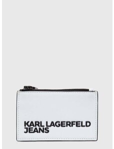 Peněženka Karl Lagerfeld Jeans bílá barva