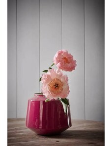 Pip Studio kovová váza 26,5x22cm, červená