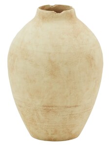 Béžová keramická váza Kave Home Silbet 31 cm