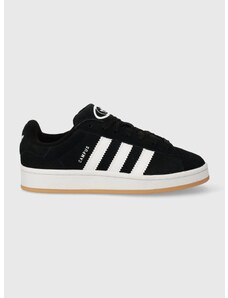 Semišové sneakers boty adidas Originals černá barva, HQ6638