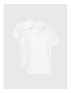 Spodní prádlo Pánská trička 2P S/S V NECK 000NB1089A100 - Calvin Klein