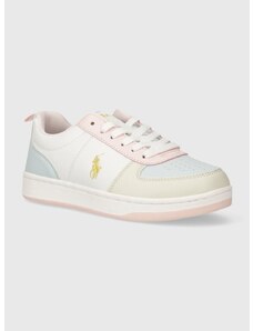 Dětské sneakers boty Polo Ralph Lauren růžová barva