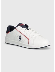 Dětské sneakers boty Polo Ralph Lauren bílá barva