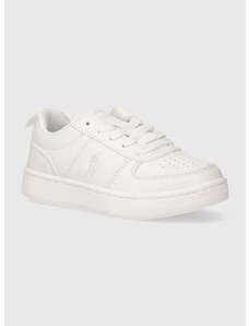 Dětské sneakers boty Polo Ralph Lauren bílá barva