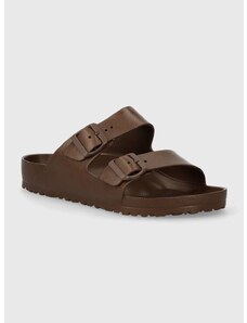 Pantofle Birkenstock Arizona Eva pánské, hnědá barva, 1027328