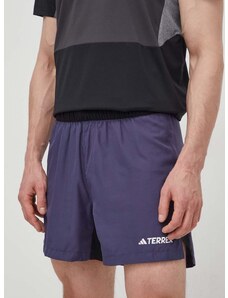 Sportovní šortky adidas TERREX Multi pánské, černá barva, IP4864