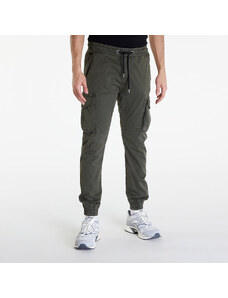 Alpha Industries Inc. Pánské kalhoty Alpha Industries Cotton Twill Jogger Grey/ Black