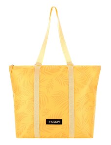 Velká dámská kabelka Freddy️ se vzory - Žlutá