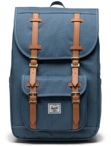 Herschel Herschel Little America Mid Backpack Blue Mirage/White Stitch 21l