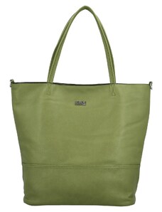 Coveri Trendy dámská koženková kabelka Lisabeth, zelená