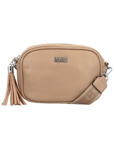 Coveri World Dámská crossbody kabelka taupe - Coveri Orchideas taupe