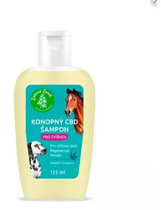 Zelená země Konopný CBD šampon pro zvířata 125ml