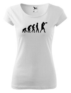 Fenomeno Dámské tričko Evoluce box - bílé