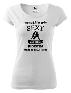 Fenomeno Dámské tričko Sexy judistka - bílé