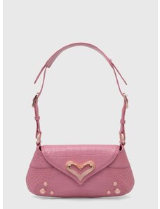 Kožená kabelka Pinko růžová barva, 102829.A1ER