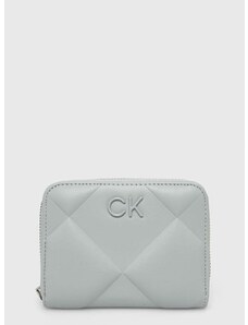 Peněženka Calvin Klein šedá barva, K60K611783
