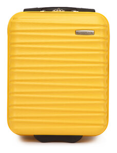 Kabinový kufr Wittchen, žlutá, ABS