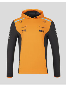 F1 official merchandise Týmová mikina s kapucí McLaren F1 2024 oranžová - S
