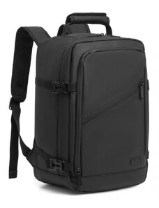 KONO nepromokavý PVC kabinový batoh EM2334 - 18L - 15,6" - černý