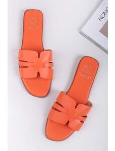 Givana Oranžové nízké pantofle Harper