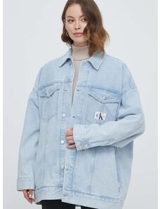 Džínová bunda Calvin Klein Jeans dámská, přechodná, oversize, J20J222791