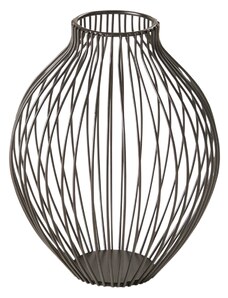 bonprix Dekorativní předmět ve tvaru vázy Černá