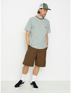 Carhartt WIP Seidler Pocket (seidler stripe/park/white)zelená