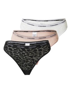 Calvin Klein Underwear Kalhotky tělová / černá / offwhite