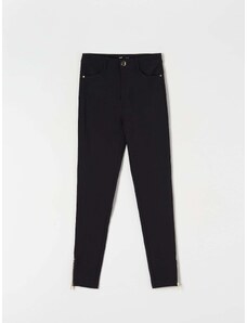 Sinsay - Kalhoty s vysokým pasem - černá