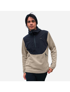 QUECHUA Pánská turistická hřejivá fleecová mikina MH 500 Hoodie