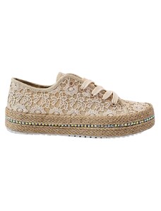 Espadrilky Laura Biagiotti Flower Beige