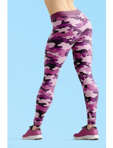 UTOPY Termo Dámské sportovní legíny Camouflage