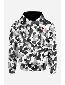 UTOPY Pánská Dámská sportovní mikina Art of Camo Black