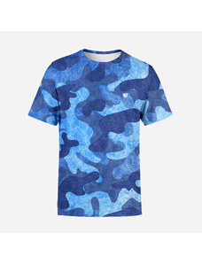 UTOPY Pánské sportovní tričko Art of Camo Blue