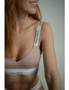 Calvin Klein Modern Cotton Bralette limitka - světle růžová