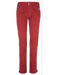 Dámské kalhoty Kilpi DANNY-W tmavě červená