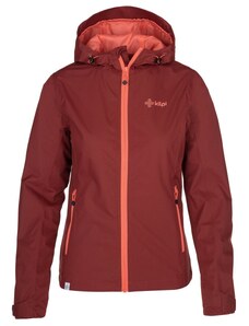 Dámská outdoorová bunda Kilpi ORLETI-W tmavě červená