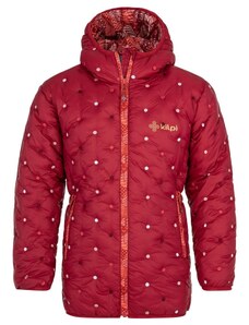 Dívčí zimní kabát Kilpi DAMIA-JG tmavě červený