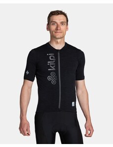 Pánský merino cyklistický dres Kilpi PETRANA-M tmavě šedý