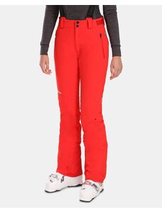 Dámské lyžařské kalhoty Kilpi DAMPEZZO-W červené