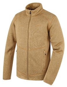 Pánský fleecový svetr na zip HUSKY Alan M beige