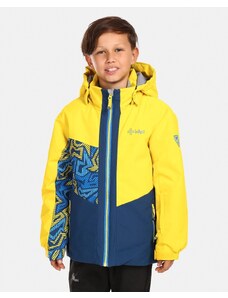 Chlapecká lyžařská bunda Kilpi ATENI-JB Žlutá