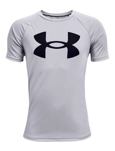 Chlapecké triko Under Armour Tech Big Logo SS - světle šedé