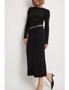 NA-KD Knitted Midi Skirt