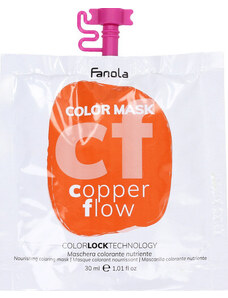 Fanola Color Mask Colored Hair Mask 30ml, Copper Flow
