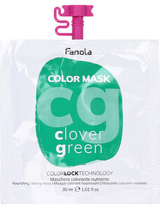 Fanola Color Mask Colored Hair Mask 30ml, Clover Green