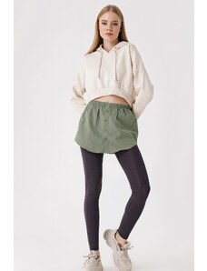 Bigdart 1888 Sweatshirt And Pullover Under Shirt-Skirt - Khaki