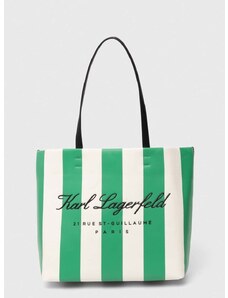 Kabelka Karl Lagerfeld zelená barva