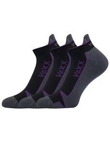 LOCATOR A sportovní ponožky Voxx černá / fialová 35-38
